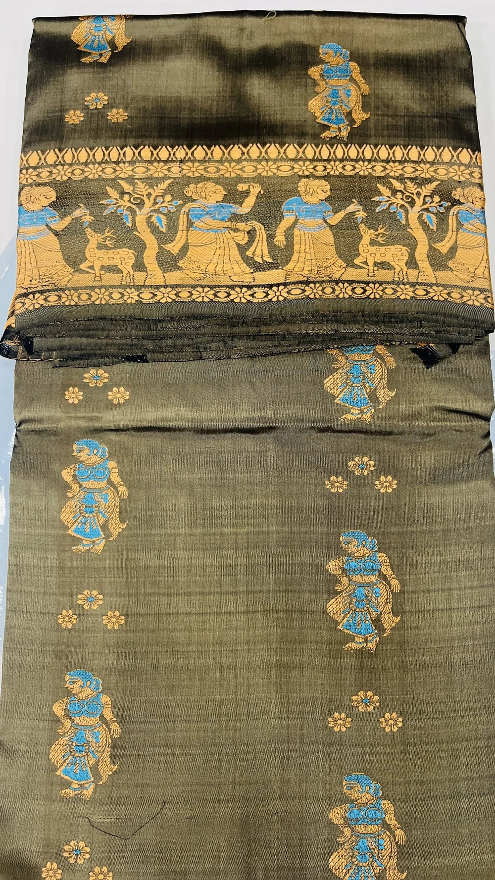Rupali – Pure Murshidabad Silk Baluchori (Silk Mark Certified)