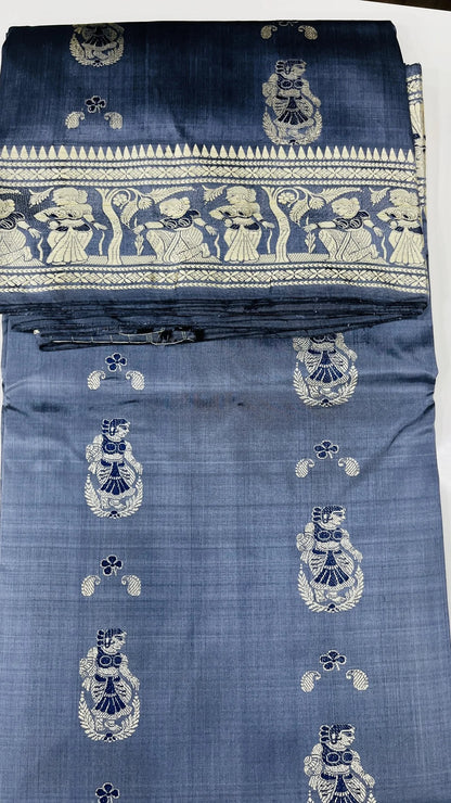 Rupali – Pure Murshidabad Silk Baluchori (Silk Mark Certified)
