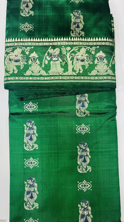 Rupali – Pure Murshidabad Silk Baluchori (Silk Mark Certified)