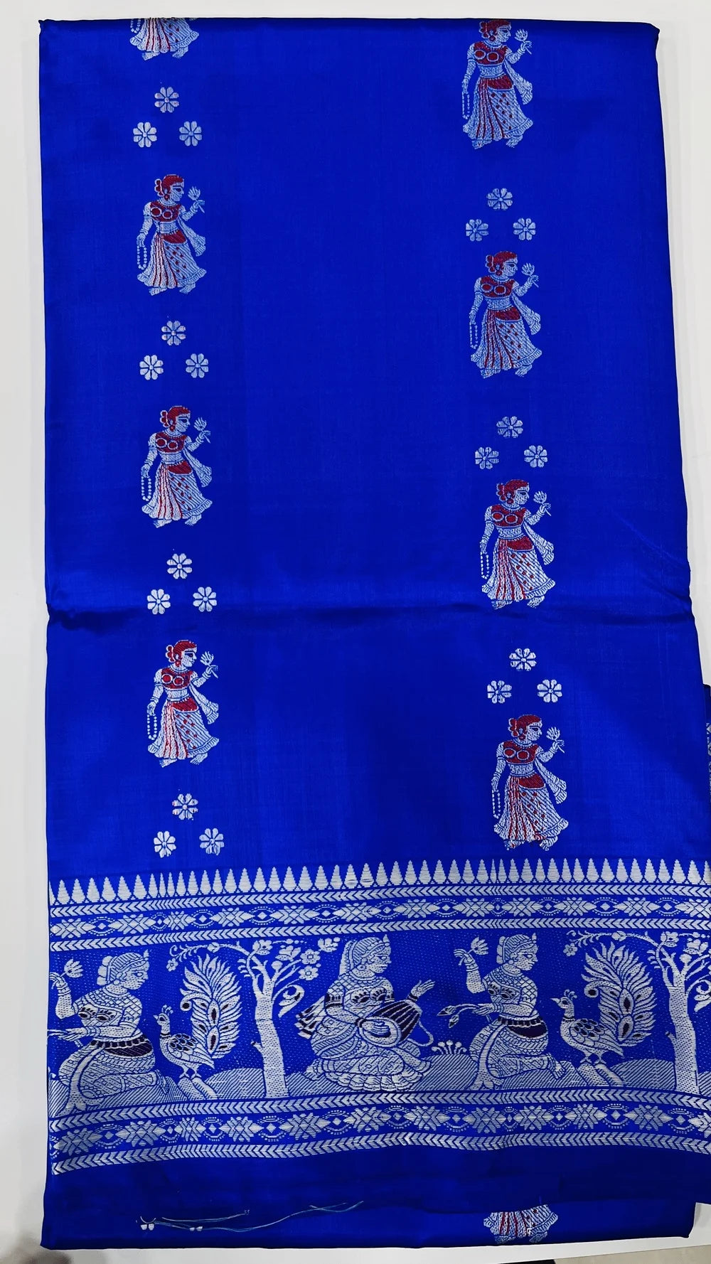 Rupali – Pure Murshidabad Silk Baluchori (Silk Mark Certified)