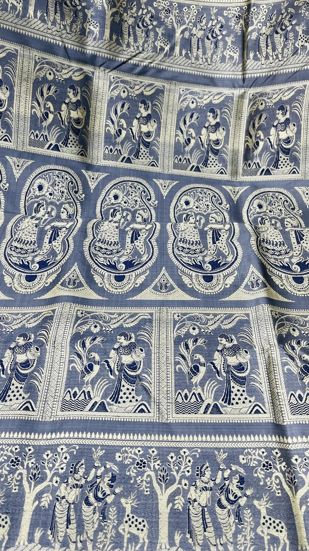 Rupali – Pure Murshidabad Silk Baluchori (Silk Mark Certified)