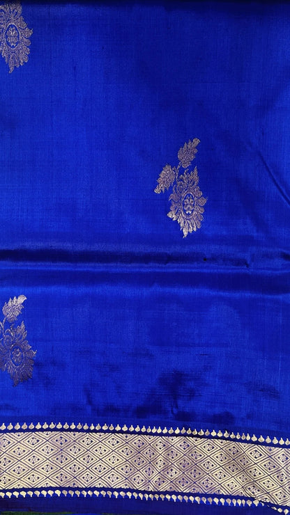 Nila – Murshidabad Garod Golap (Silk Mark Certified)