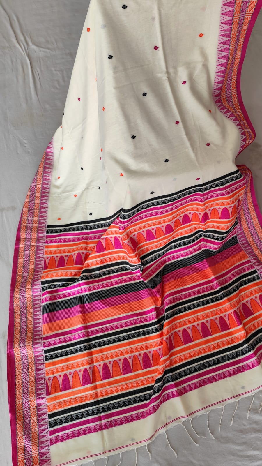 Tamas – Assam Khadi Saree with Matching Blouse Piece ✨
