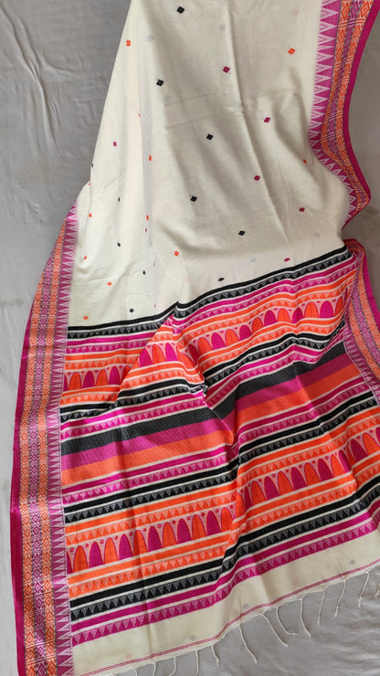 Tamas – Assam Khadi Saree with Matching Blouse Piece ✨